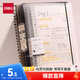 得力（deli）B5/60張活頁(yè)本筆記本子作業(yè)本可拆卸橫線(xiàn)學(xué)生線(xiàn)圈本記事本考研日記本HB560