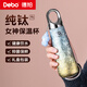 Debo德鉑女神純鈦杯保溫杯內外純鈦送女朋友老婆新年生日禮物220ml 漸變藍【精美掛件+限定禮盒包裝】