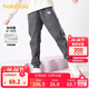 巴拉巴拉童裝女童褲子冬裝中大童加絨長(cháng)褲保暖兒童休閑褲運動(dòng)208424108003