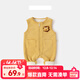 嘟嘟家童裝寶寶背帶褲秋冬嬰兒卡通長(cháng)褲加厚冬季男童女童褲子冬款 黃色 80 cm