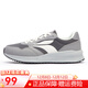 361°男鞋運動(dòng)鞋2025秋季網(wǎng)面休閑鞋輕便慢跑鞋男復古百搭鞋子 鋅鐵灰/煙灰 40