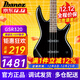 Ibanez依班娜電貝斯GSR200B/280QA主動(dòng)GSR320被動(dòng)bass電貝司新手初學(xué) GSR320-BK  經(jīng)典黑
