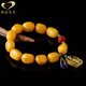 GONMCEAN如魚(yú)得水蜜蠟琥珀手串蜜蠟雞油黃原石隨形手鏈一物一證禮物