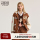 Teenie Weenie小熊女裝衛衣2025秋季新款時(shí)髦寬松連帽式棒球服外套