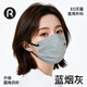 潤米生物 四折醫用外科口罩一次性成人高顏值個(gè)性【四折藍煙灰/30片】