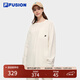 FILA FUSION斐樂(lè )潮牌情侶款針織長(cháng)袖衫2025秋新款時(shí)尚休閑寬松長(cháng)T 云白色-WT S 165/88A/S