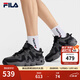 FILA斐樂(lè )帕尼尼男鞋運動(dòng)鞋2025秋季新款籃球鞋休閑鞋面包老爹鞋 黑/鍛鐵灰-BF 41