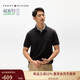 Tommy Hilfiger【輕柔感】夏季男裝珠地網(wǎng)眼商務(wù)休閑短袖T恤翻領(lǐng)POLO