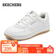 斯凱奇（Skechers）女鞋秋季厚底增高板鞋軟底百搭通勤休閑鞋平底鞋運動(dòng)鞋185160