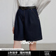 初語(yǔ)牛仔｜初語(yǔ)彈力牛仔短褲女2025夏季新款舒適中腰百搭A字熱褲 牛仔原色 29