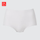 優(yōu)衣庫女裝AIRism無(wú)痕短褲/空氣衣高腰三角內褲482670 03 灰色 L