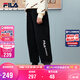 FILA【抗菌功能】斐樂(lè )兒童童裝2025年冬季男童中大童加絨長(cháng)褲