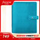 Filofax超值折扣英國filofax malden A6 A5真皮活頁(yè)本筆記本記事本活頁(yè)手賬日程本筆記本伴手禮日程本 A5 翠鳥(niǎo)藍026027