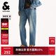 杰克·瓊斯（JACK&JONES） 男裝牛仔褲時(shí)尚百搭個(gè)性經(jīng)典貓須水洗休閑直筒褲子長(cháng)褲225332101