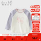戴維貝拉（DAVE＆BELLA）兒童秋裝上衣全棉女寶寶長(cháng)袖t恤新款小童套頭衫休閑男童衣服 小馬印花【現貨】 110 cm（建議身高100-110cm）