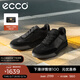 愛(ài)步（ECCO）休閑板鞋男 25年秋季新款簡(jiǎn)約拼色休閑鞋運動(dòng)男鞋 街頭球鞋539834 黑色53983451052 40