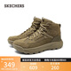 斯凱奇（Skechers）男子復古高幫鞋時(shí)尚百搭多材質(zhì)拼接休閑鞋210898
