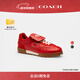 蔻馳（COACH）【新年禮物】新品女士女鞋MATCH運動(dòng)鞋可拆卸鞋舌輕奢設計感 運動(dòng)紅色 38