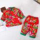 班吉熊嬰兒秋冬加厚東北大花棉襖寶寶冬季保暖棉服兒童喜慶拜年棉衣套裝 【兩件套】紅色大花襖棉衣 加厚 90 （尺碼偏小 建議拍大一碼）