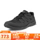 愛(ài)步（ECCO）男款GTX防水網(wǎng)面運動(dòng)鞋系帶舒適耐磨休閑鞋825784 51707-黑色 42