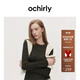 歐時(shí)力OCHIRLY 【可機洗進(jìn)口100%美麗諾羊毛】120支毛衣25早秋 啡條 L