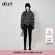 DZZIT地素牛仔打底褲秋冬丹寧設計感小眾小腳褲女 黑色 XS