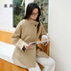 素典（WHIteALLUSION）高級感寬松廓形立領(lǐng)風(fēng)衣女小個(gè)子2026春季新款簡(jiǎn)約一?？弁馓?717 卡其色 S