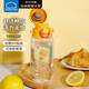 樂(lè )扣樂(lè )扣（LOCK&LOCK）兒童水杯Tritan材質(zhì)直飲學(xué)生戶(hù)外背帶杯子寶寶便攜水壺400ml黃色