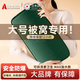 AILUKI日本高端熱水袋充電加厚防爆暖水袋床上被窩專(zhuān)用暖寶寶電暖寶暖 馬爾斯綠