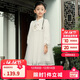 巴拉巴拉童裝女童裙子秋裝新中式國風(fēng)甜美寶寶大童連衣裙