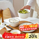 唯銘諾（WEIMINGNUO）陶瓷碗筷餐具整套碗碟套裝家用飯碗面碗盤(pán)子筷勺一人食豎紋6件套