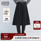 Teenie Weenie小熊女裝半身裙2025年冬季新款學(xué)院風(fēng)氣質(zhì)優(yōu)雅百褶裙 深灰色 XS