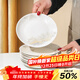 洛威吐骨頭盤(pán)碟家用新款6寸小平碟蘸水調味蘸料醬油醋小碟子小吃盤(pán)子 大好河山6英寸骨碟10個(gè)