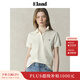 ELAND【經(jīng)典公式】衣戀T恤女學(xué)院風(fēng)polo領(lǐng)棉短袖上衣2025夏季新款 乳白色(64)Cream M /165