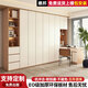 海爾仕定制書(shū)桌衣柜一體奶油風(fēng)組合家用臥室大衣柜小戶(hù)型轉角連體組合 長(cháng)340*寬60*高240cm帶柜桌格調灰