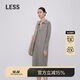 LESS2023年冬新款綿羊毛長(cháng)袖針織連衣裙2N0G12480 064/淺駝灰 M