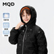 馬騎頓（MQD）男童25冬新款戶(hù)外撞色插肩袖內膽連帽輕薄羽絨服