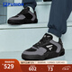 FILA FUSION斐樂(lè )男鞋運動(dòng)鞋滑板生活鞋2024冬季新款小白鞋休閑躍板鞋 黑舞鞋/城堡灰-TC 42