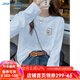 真維斯（JEANSWEST）白色長(cháng)袖t恤女2025新款春秋季女士純棉打底衫早秋小熊內搭上衣