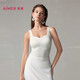 愛(ài)慕女士帶杯公主領(lǐng)背心保暖內衣內搭沁潤AM72A401白色165