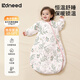 柯斯德尼（kidsneed）嬰兒睡袋秋冬恒溫中厚夾棉寶寶睡袋嬰幼兒睡衣兒童防踢被包腿M碼