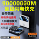 白野馬3C認證正品超級快閃充電寶9OOOO超大容量適用vivo蘋(píng)果華為oppo所有手機通用移動(dòng)電源毫安手機通用 優(yōu)雅白【9OOO萬(wàn)超級快充】3C認證