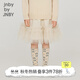 jnby by JNBY江南布衣童裝秋裝網(wǎng)紗半身短裙公主裙輕薄透氣女童兒童1N7D11020 058綠灰白 120 cm