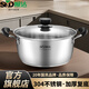 順達（SND） 湯鍋304不銹鋼湯鍋尚美復底煮鍋燃氣電磁爐通用 24cm 尚美湯鍋