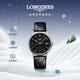 浪琴（LONGINES）瑞士手表 時(shí)尚系列 機械皮帶男表L49214522