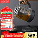 摩飛電器（Morphyrichards）養生壺 煮茶器煮茶壺智能升降電水壺燒水壺電熱水壺迷你玻璃花茶壺黑茶 1.7升 MR6088灰