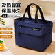 ToMill 飯盒袋手提保溫袋加厚鋁箔防水帶飯包上班族便當包戶(hù)外野餐包