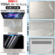 淘膜 2025款聯(lián)想YOGA Air 14 Aura AI元啟版 ILL10 鍵盤(pán)膜 14英寸電腦屏幕膜筆記本全套機身保護膜 五件套：外殼貼膜ACD面+護隱私吸附防窺膜+鍵盤(pán)膜 14英寸YOGA Ai