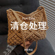 斐月伽 草編包包女夏百搭2025小眾設計斜挎水桶包鏤空流蘇海邊沙灘包 卡其色