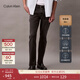 Calvin KleinJeans25秋冬新款男士經(jīng)典休閑通勤ck黑色洗水修身微彈牛仔褲 W0J-牛仔黑灰 32